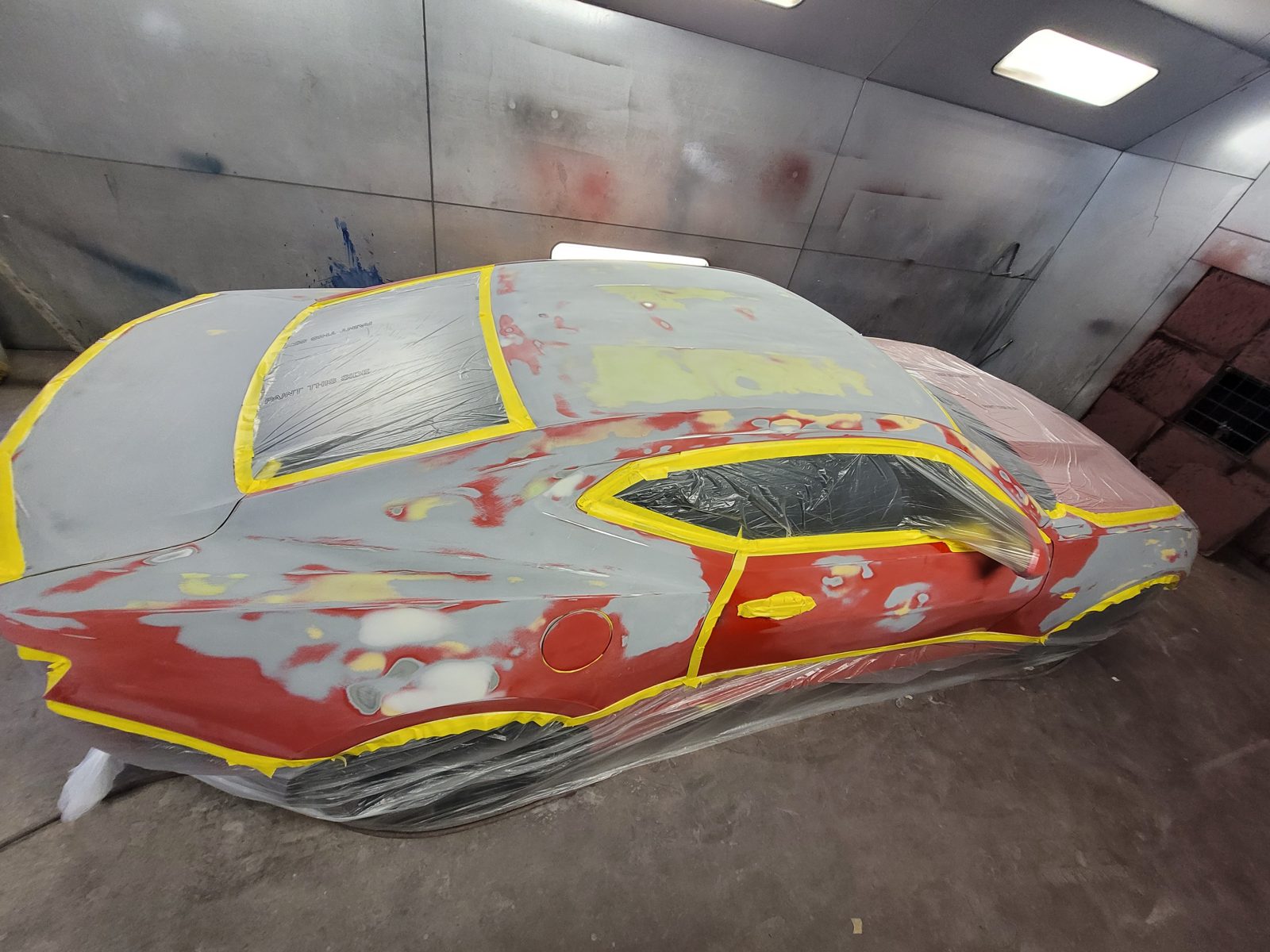 Vehicle before paint and body repair